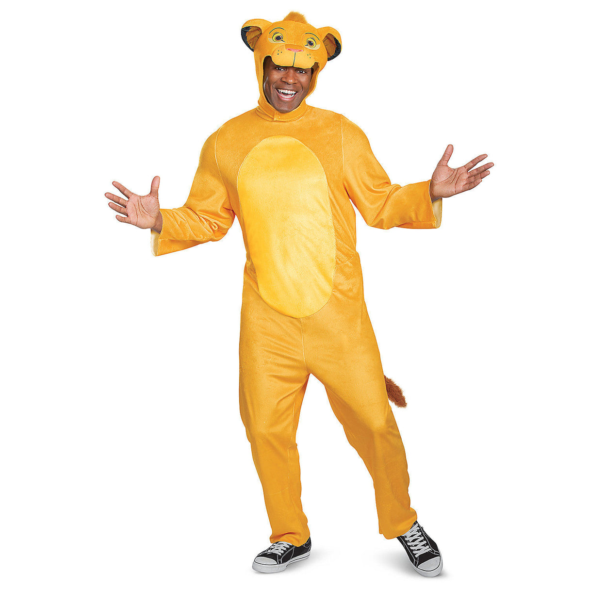 Adults Simba Jumpsuit Costume for Disney Themed Parties Halloween Fun and Cosplay Events