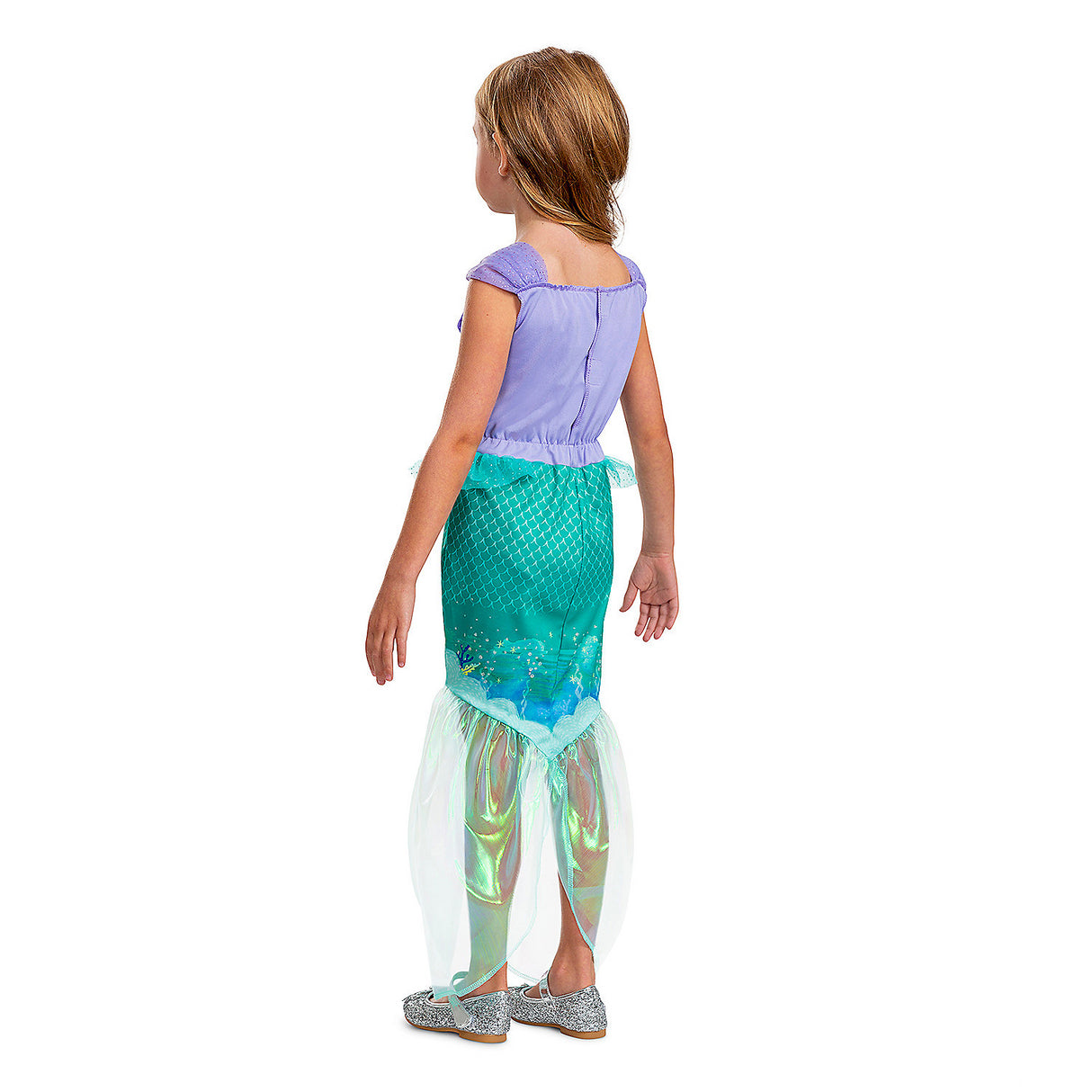 Kid’s Deluxe Little Mermaid Ariel Costume for Halloween Dress Up Parties and Magical Playtime Adventures