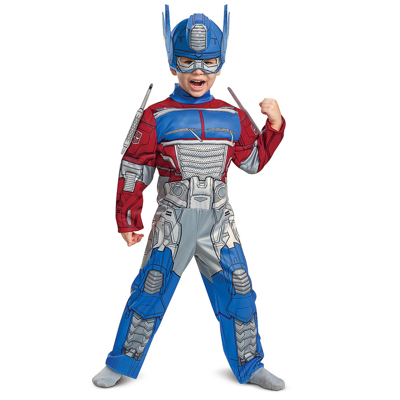 Toddler Transformers Optimus Prime Muscle Costume for Halloween Family Fun and Imaginative Play