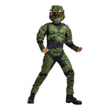 Master Chief Infinite Muscle Costume for Kids Halloween Parties and Video Game Themed Dress Up
