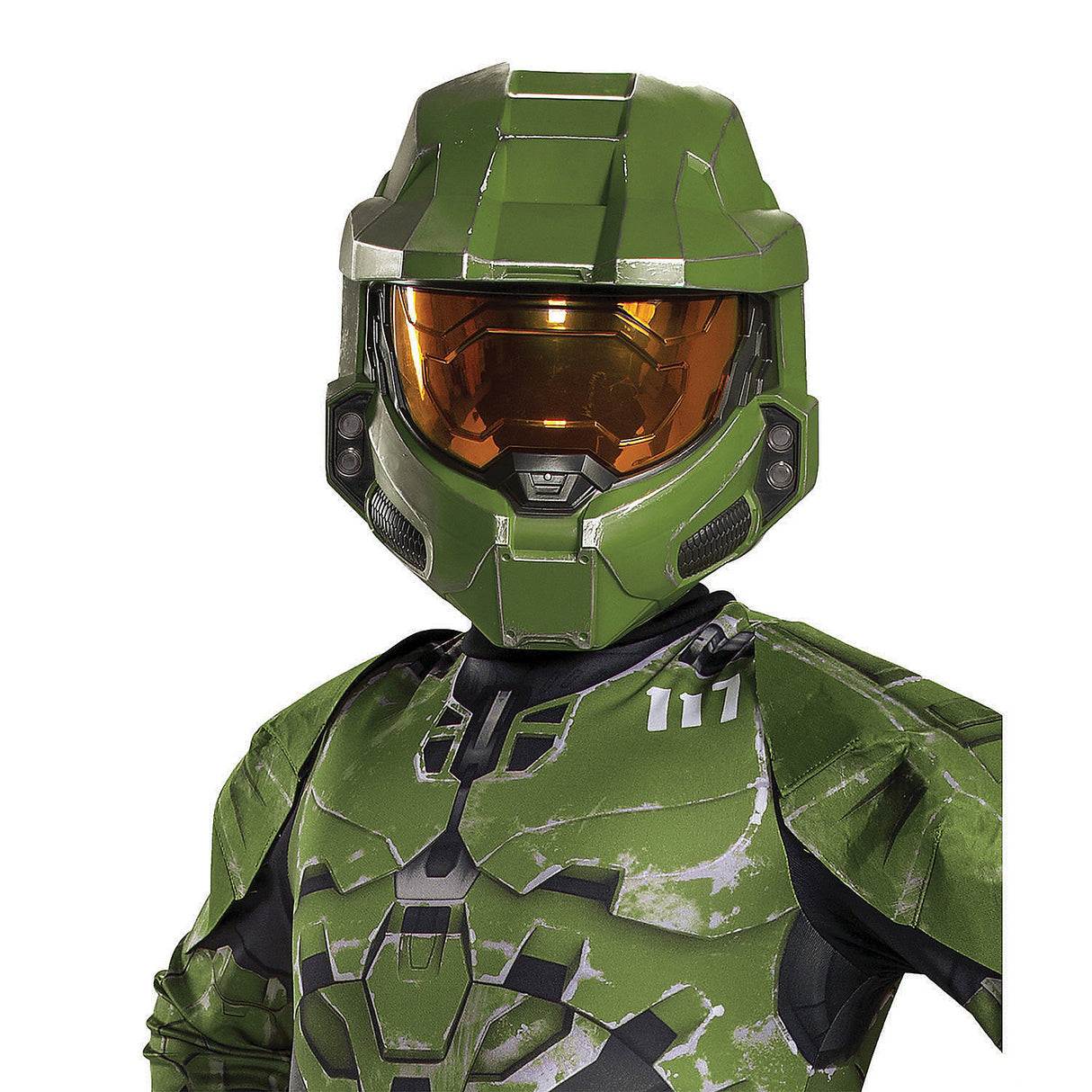 Master Chief Infinite Half Mask for Halloween Parties Costume Events and Video Game Celebrations