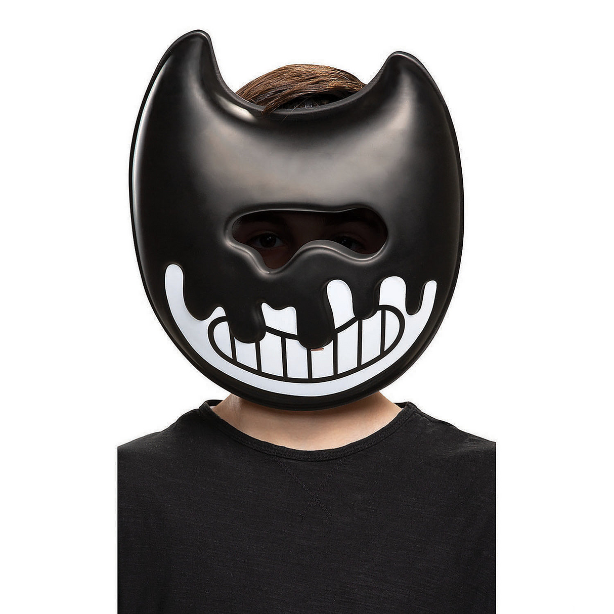 INK BENDY Half Mask for Kids Perfect for Halloween and Costume Parties