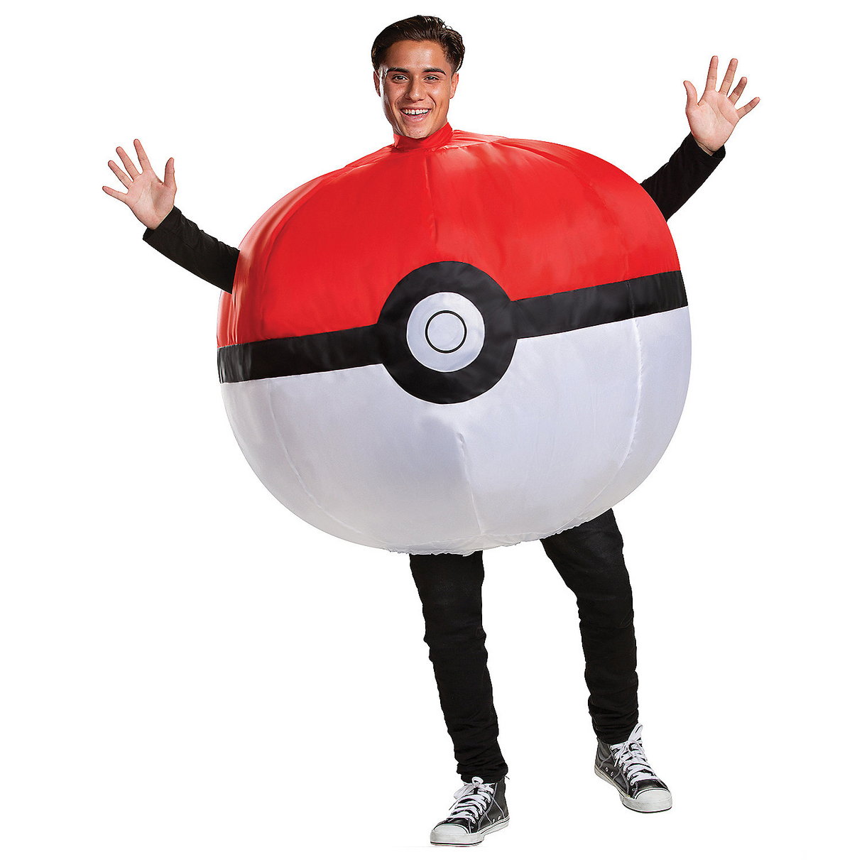 Adults Inflatable Pokémon Ball Costume for Halloween Parties Theme Events and Character Dress Up