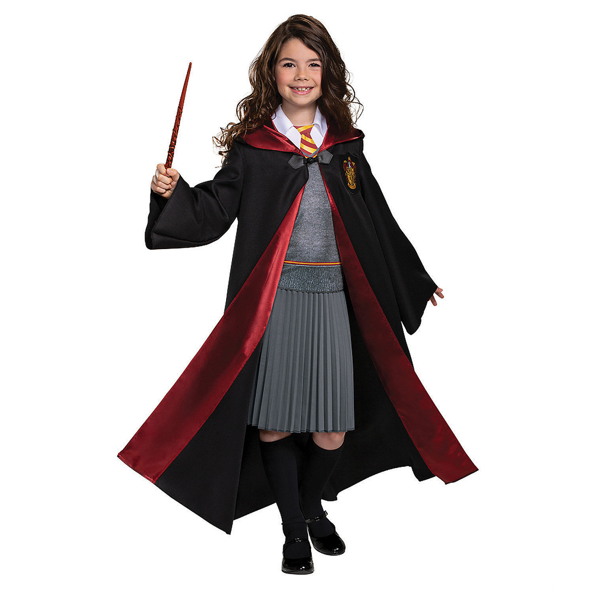 Deluxe Hermione Granger Costume for Kids Halloween Parties and Harry Potter Themed Celebrations