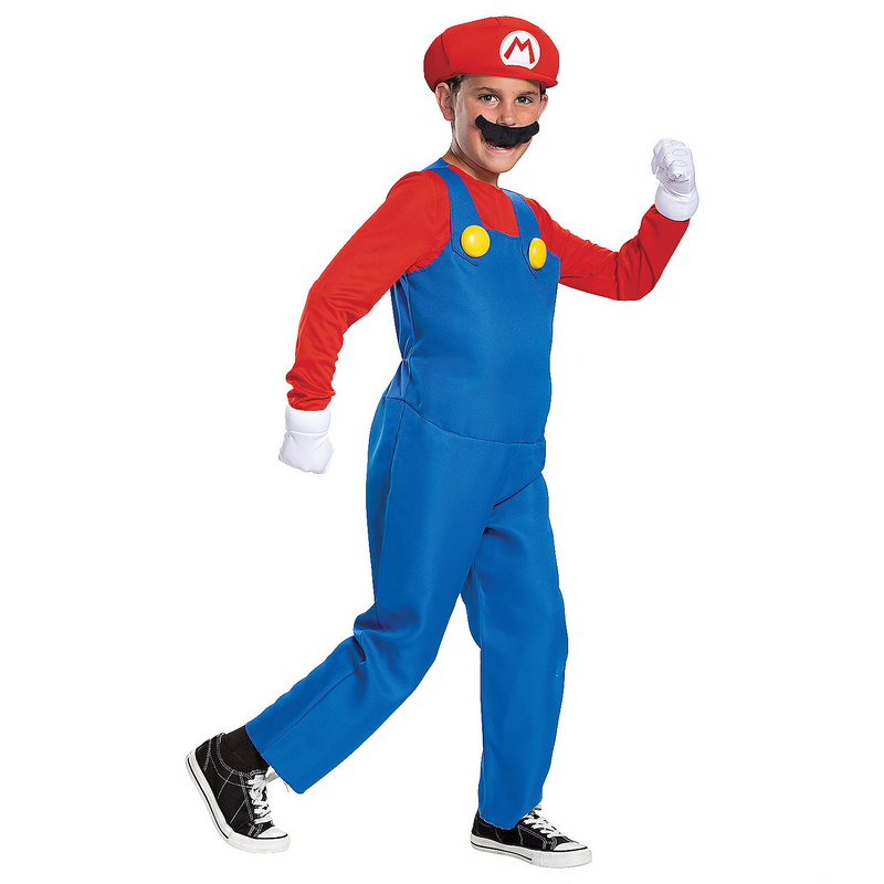 Kid's Deluxe Super Mario Bros. Mario Costume