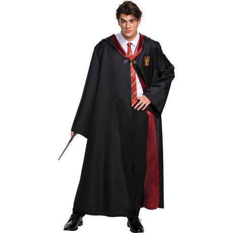 Deluxe Gryffindor Robe for Halloween Parties Cosplay Events and Harry Potter Themed Gatherings