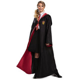 Premium Adults Prestige Harry Potter Gryffindor Robe for Halloween Events and Themed Dress-Up Parties
