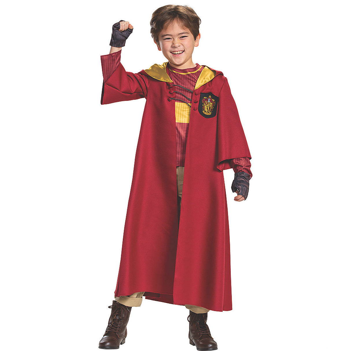 Deluxe Quidditch Gryffindor Child Costume for Halloween Parties Wizarding World Celebrations