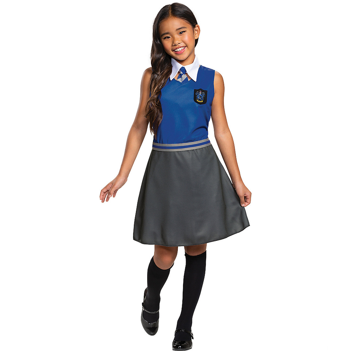 Enchanting Ravenclaw Dress Classic Child Costume for Halloween and Imaginative Play Adventures