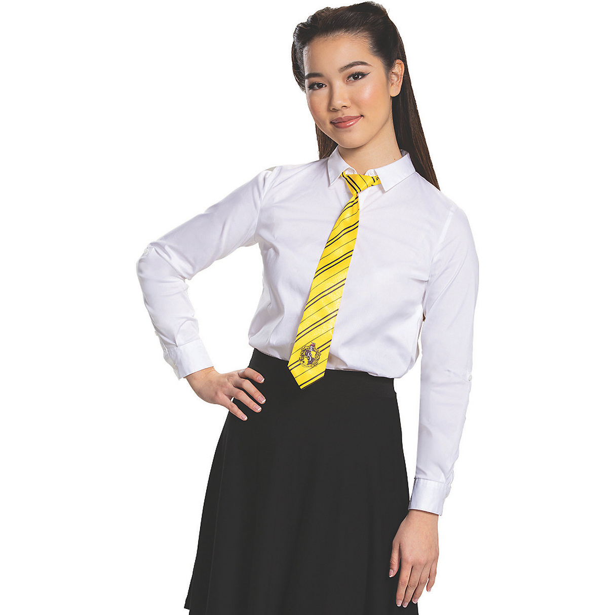 Authentic Hufflepuff Tie for Harry Potter Fans Costume and Themed Events