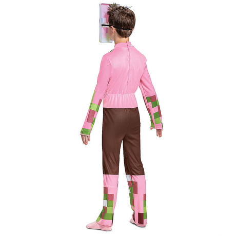 Kids Classic Minecraft Zombie Pigman Jumpsuit Costume