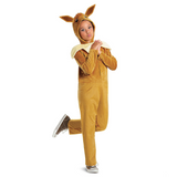 Kids Classic Pokmon Eevee Hooded Jumpsuit Costume