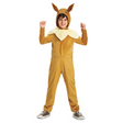 Kids Classic Pokmon Eevee Hooded Jumpsuit Costume