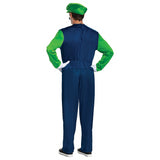 Deluxe Mario Bros Luigi Costume for Theme Parties Halloween and Superhero Events