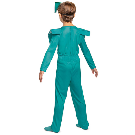 Kids Classic Minecraft Diamond Armor Jumpsuit Costume
