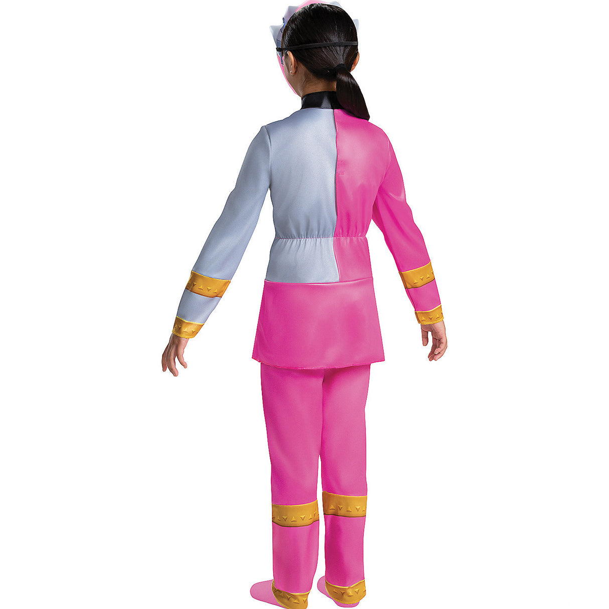 Deluxe Girl's Pink Ranger Costume for Halloween Parties Dress Up and Superhero Adventures