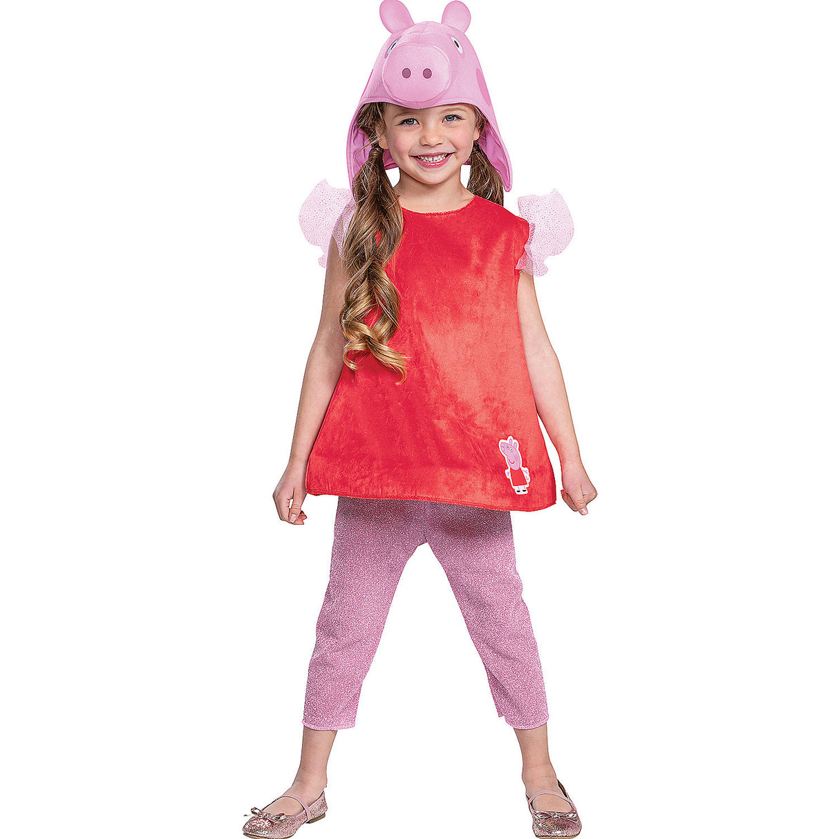 Adorable Child Peppa Pig Classic Costume for Halloween Trick-or-Treating and Community Events