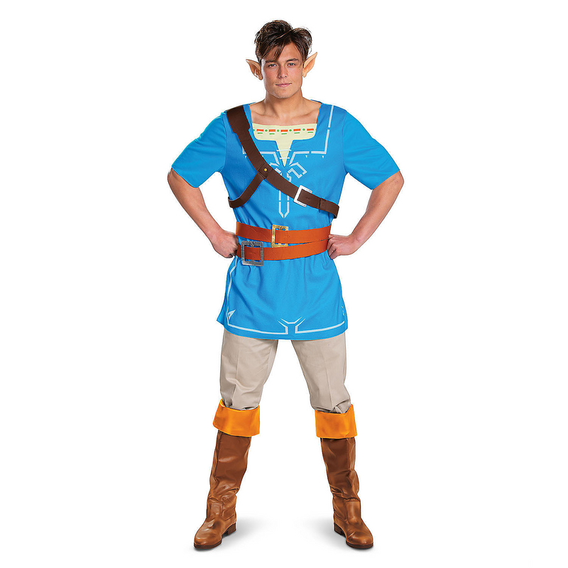 Adults Classic The Legend of Zelda Link Costume - Tunic with Ears product image highlighting the costume design