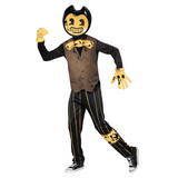 Deluxe Bendy And The Dark Revival Child Costume for Halloween Parties Spooky Events and Dress-Up Play