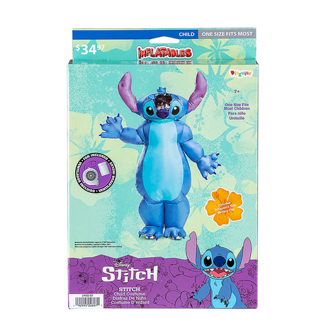 Kids Inflatable Disney's Lilo & Stitch Stitch Costume