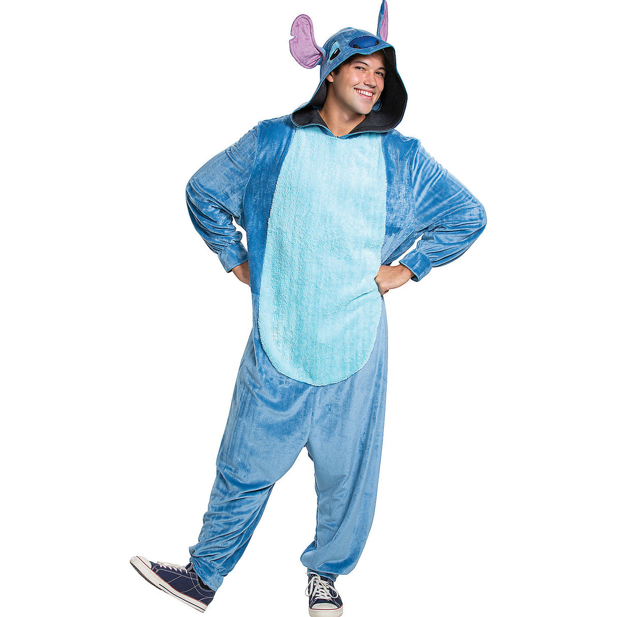Adult Stitch Deluxe Costume for Halloween Parties Cosplay and Themed Events