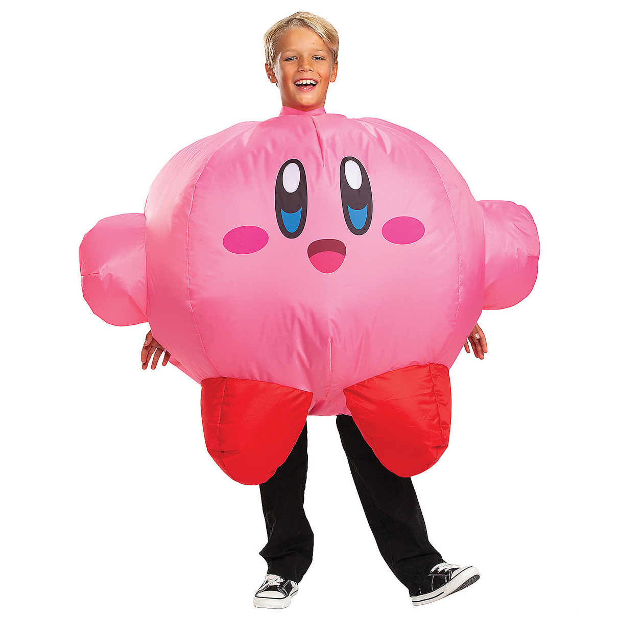 Colorful Kids Kirby Inflatable Costume for Halloween Parties Play and Dress Up Activities