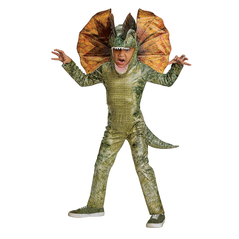 Kids Deluxe Dilophosaurus Costume for Halloween Parties Community Events and Imaginative Play Adventures
