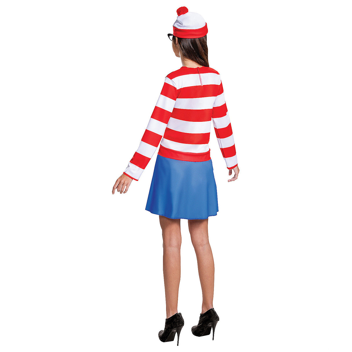 Classic Women's Where's Waldo Wenda Costume for Halloween Parties and Themed Events