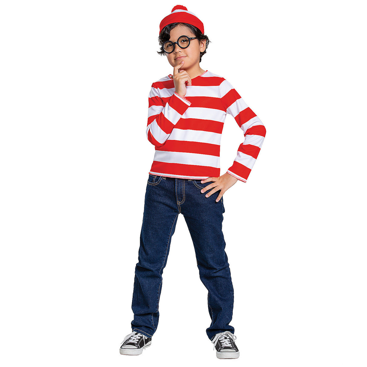 Classic Toddler Where's Waldo Costume for Halloween School Events and Playtime Fun