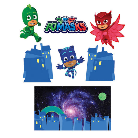PJ Masks Trunk or Treat Kit for Halloween Decor Family Fun and Cosplay Events