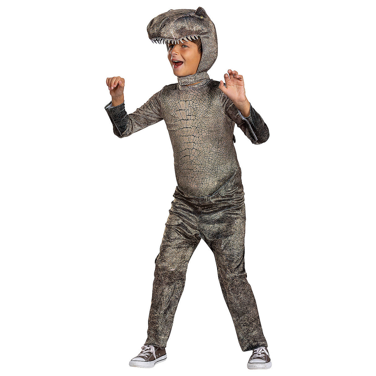 Kids Jurassic Park T-Rex Adaptive Costume for Creative Play Halloween and Dress Up Adventures
