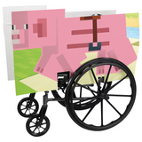 Minecraft Pig Adaptive Wheelchair Cover Adaptive Costume