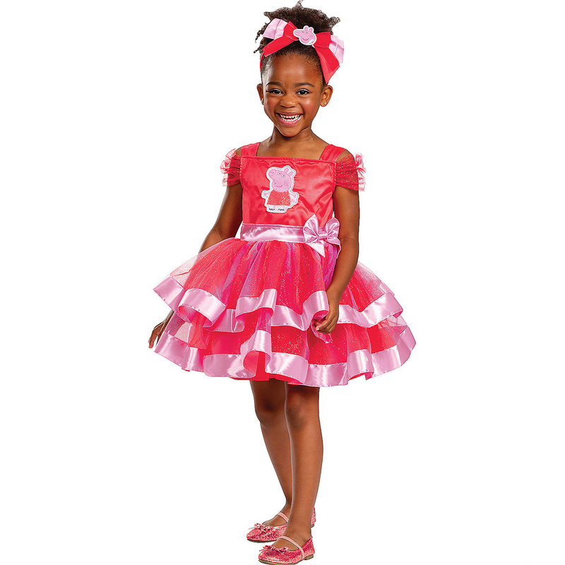 Deluxe Peppa Pig Tutu Costume for Toddler Dress Up Parties and Halloween Fun