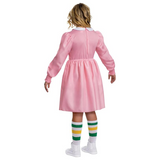 Kids Classic Stranger Things Eleven Pink Dress Costume