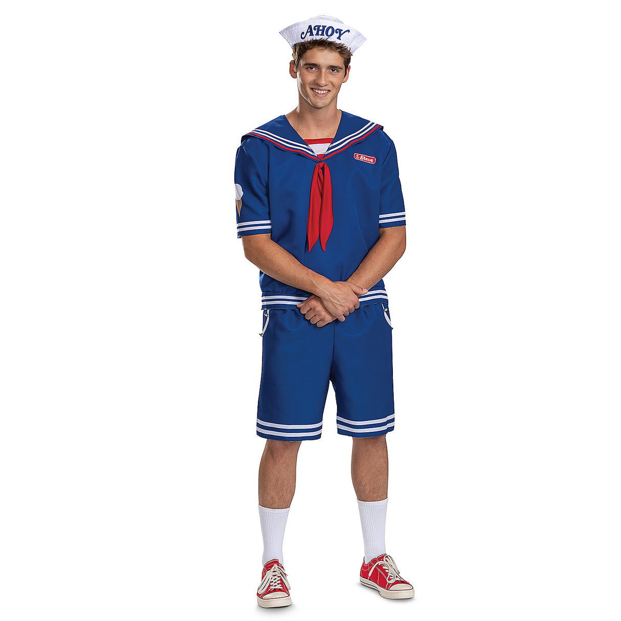 Adult Deluxe Stranger Things Steve Scoops Ahoy Costume