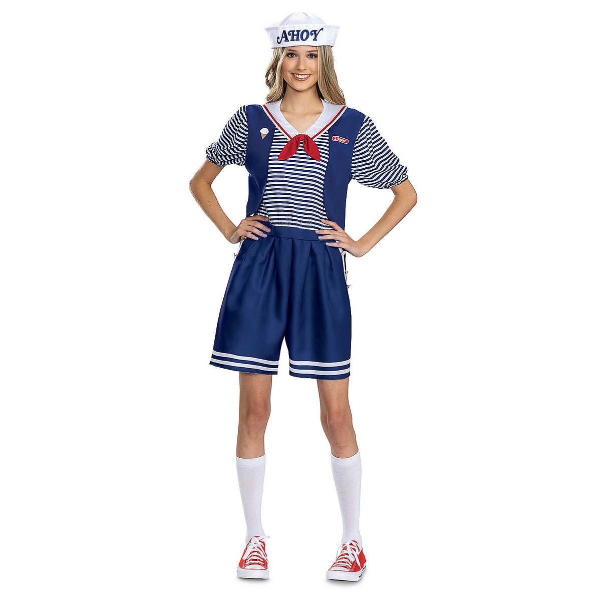 Deluxe Robin Scoops Ahoy Costume for Halloween Parties and Stranger Things Events