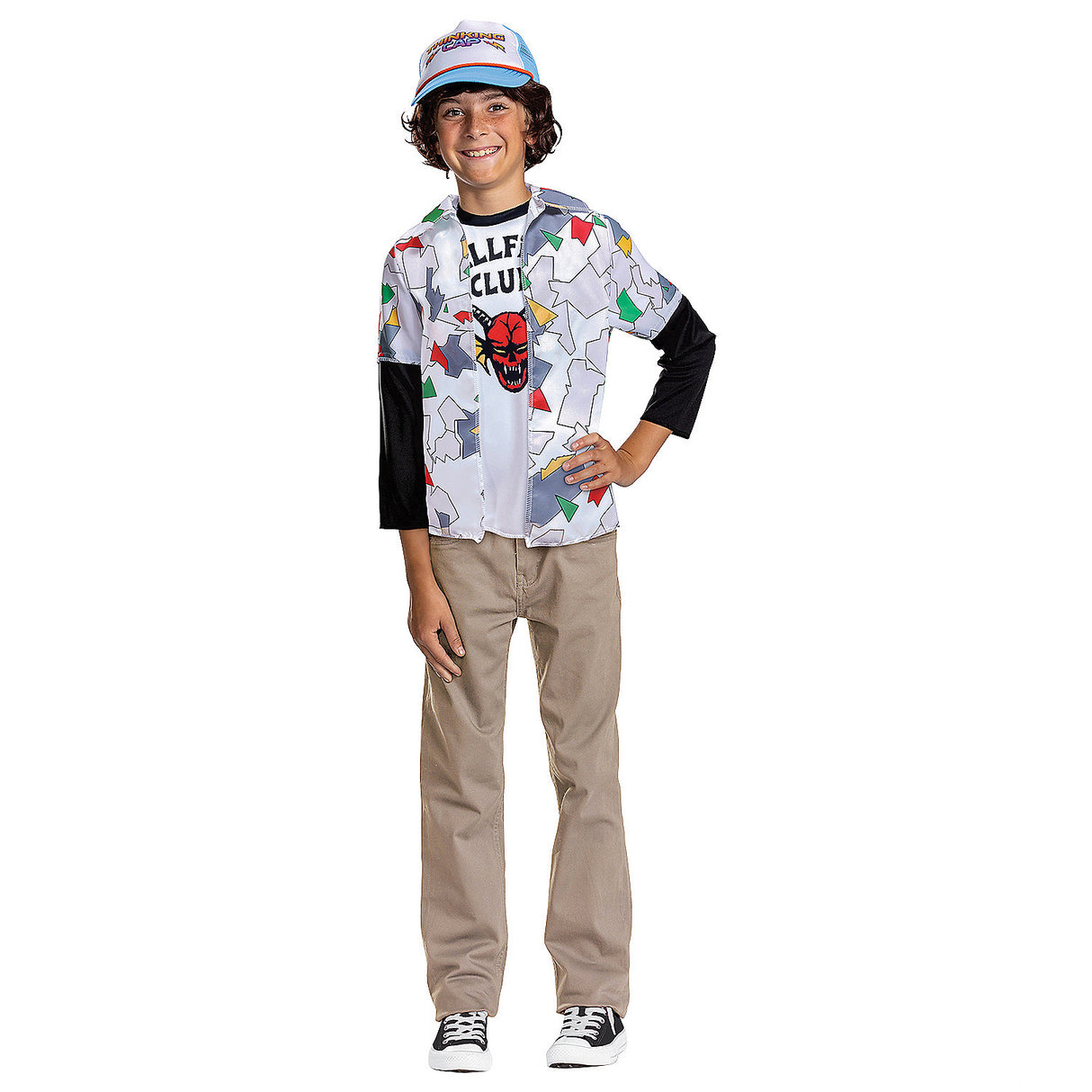 Kids Stranger Things Dustin Costume Kit for Halloween Parties and Themed Adventures