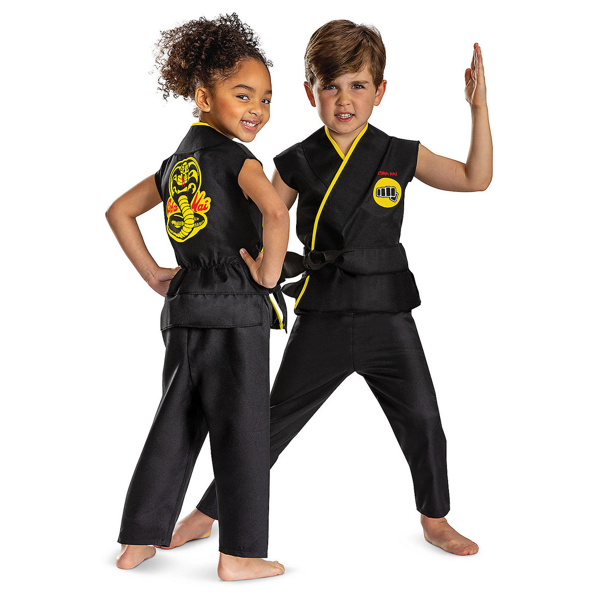 Adorable Toddler Classic Cobra Kai Costume for Fun Halloween and Dress-Up Play
