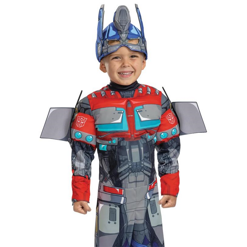 Toddler Classic Muscle Transformers Optimus Prime T7 Costume