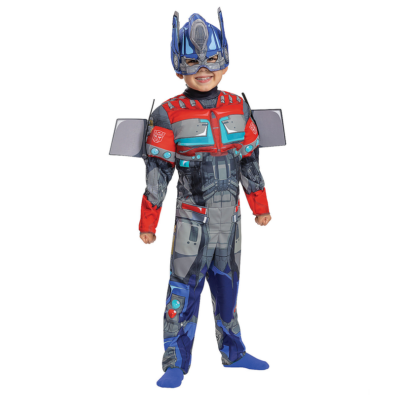 Toddler Classic Muscle Transformers Optimus Prime Costume for Halloween Playtime and Superhero Adventures