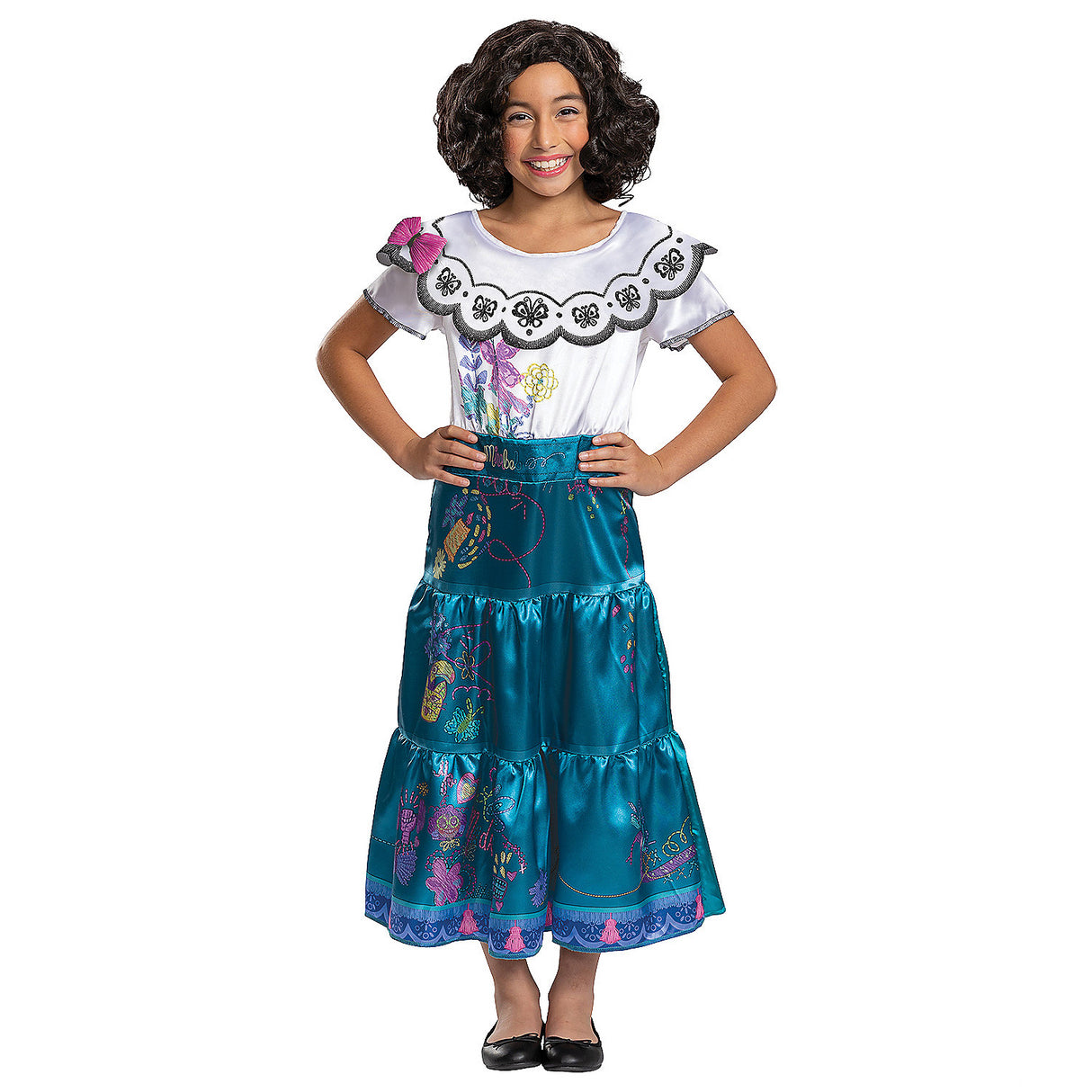 Authentic Kids Disney Encanto Mirabel Wig for Themed Costume Events and Dress-Up Play