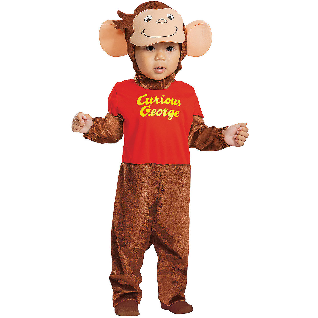 Curious George Toddler Costume for Halloween Trick-or-treating and Fun Character Play