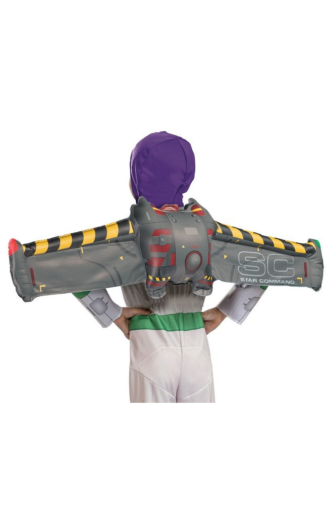 Space Ranger Inflatable Jetpack Child Costume for Halloween Parties Playtime and Buzz Lightyear Adventures