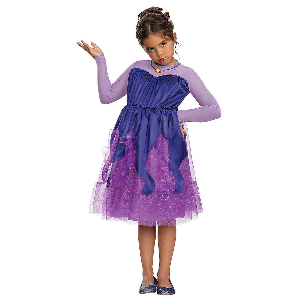 Classic Kid's Little Mermaid Ursula Costume for Halloween Events and Themed Parties