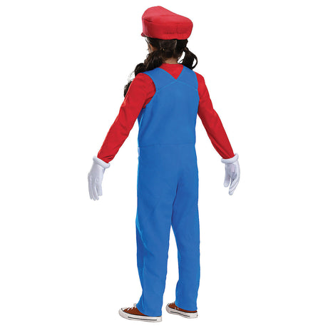 Fun Kids Elevated Mario Bros Mario Costume for Halloween Parties Dress Up and Themed Events