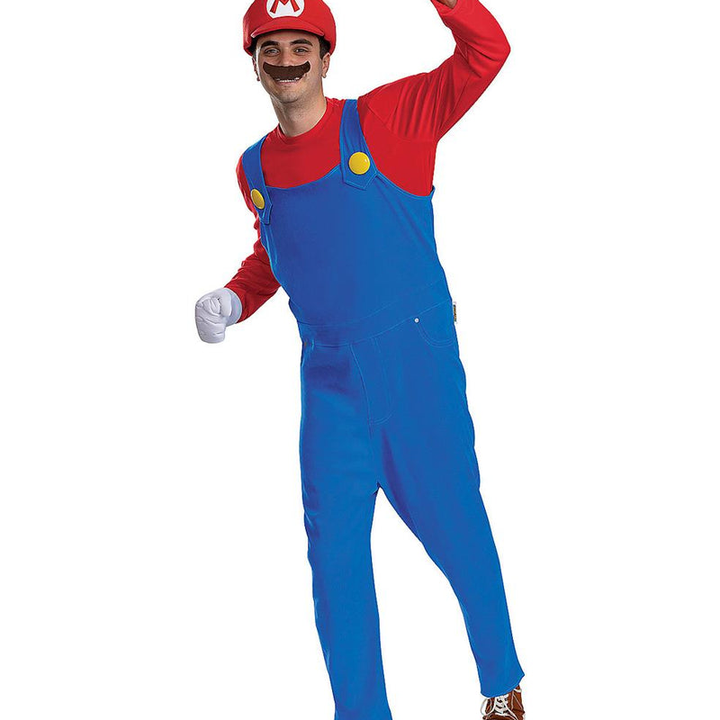 Elevated Mario Costume for Superhero Theme Parties Halloween and Character Dress Up