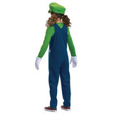 Kids Elevated Mario Bros Luigi Costume for Halloween Parties Dress Up and Superhero Adventures