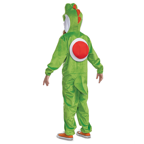 Kids Super Mario Bros. Yoshi Hooded Jumpsuit Costume