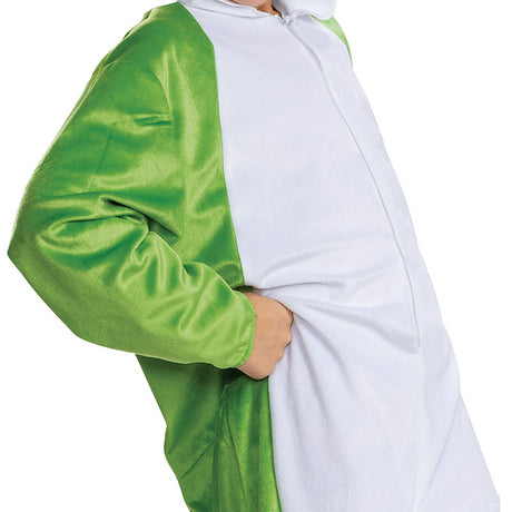 Kids Yoshi Hooded Jumpsuit Costume for Halloween Parties Superhero Play and Video Game Events