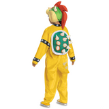 Kids Super Mario Bros. Bowser Hooded Jumpsuit Costume